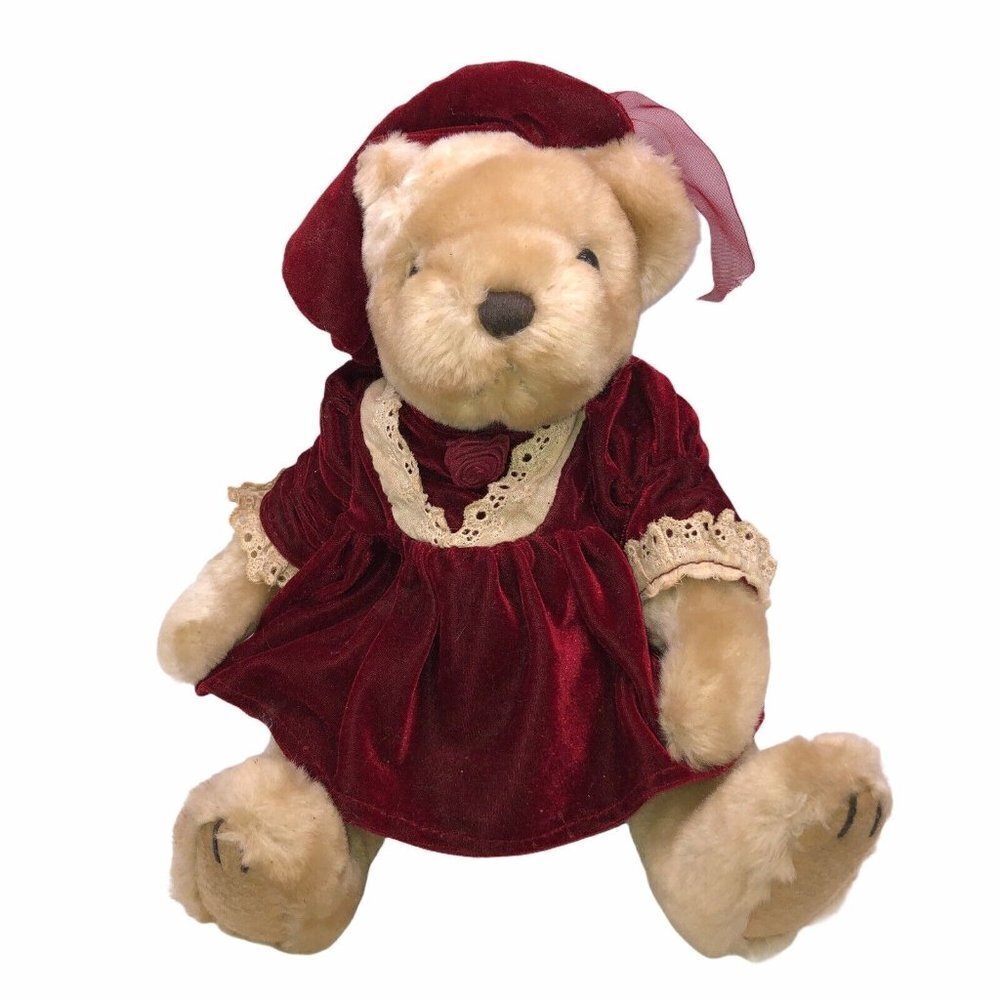 Vintage 1997 Brass Button Collectables Pickford Bears Pearl Bear Of Wealth 11”